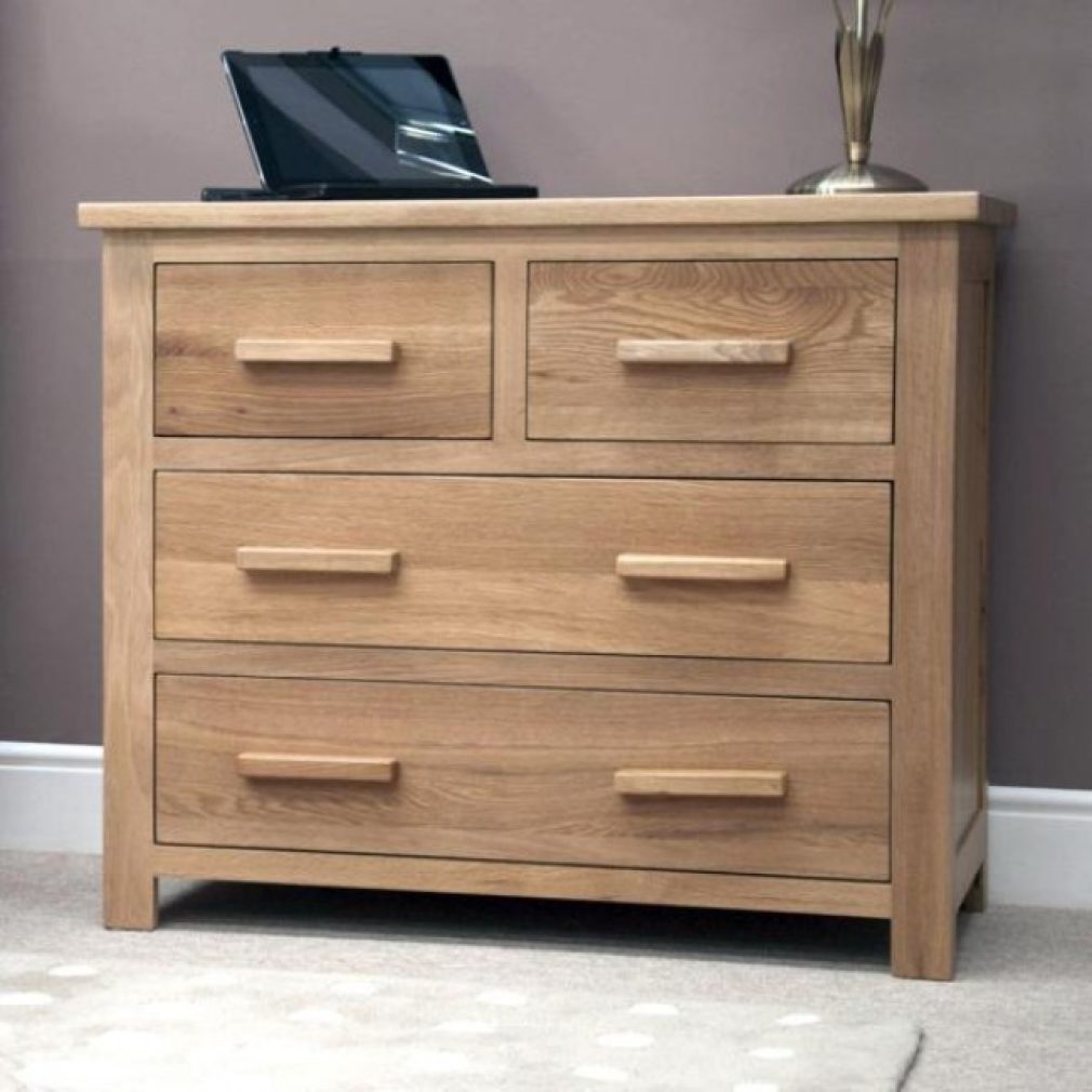 Opus Oak 2 Over 2 Drawer Chest