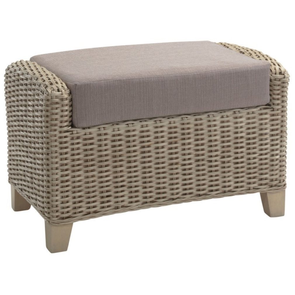 Arlington Footstool - Cane Furniture by Desser