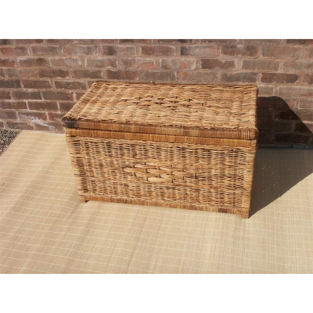 Large Rattan Chest