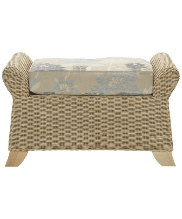 Clifton Footstool - Cane Furniture by Desser