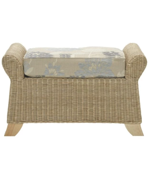 Clifton Footstool - Cane Furniture by Desser