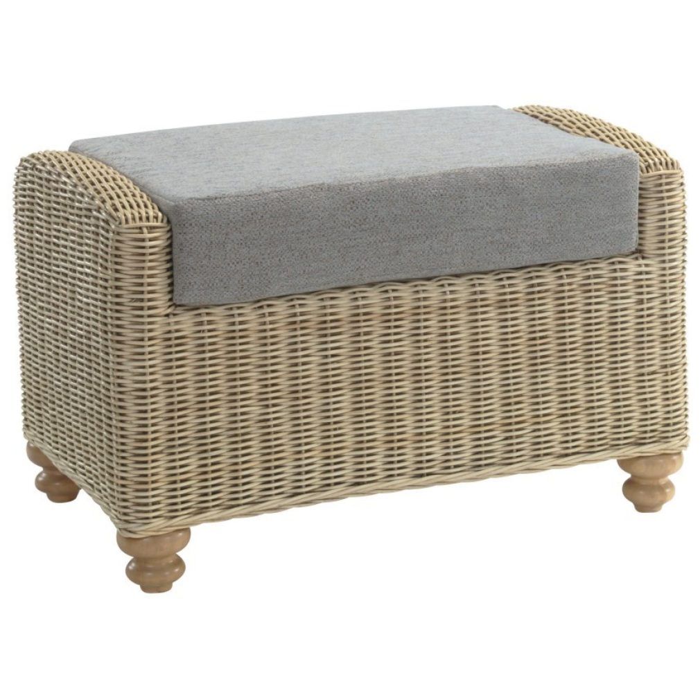 Stamford Footstool - Cane Furniture by Desser