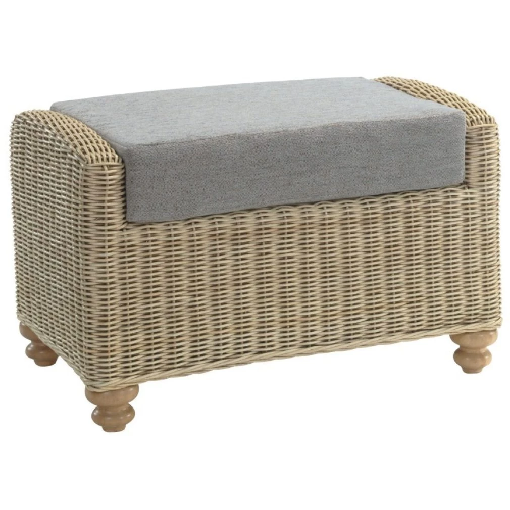 Stamford Footstool - Cane Furniture by Desser