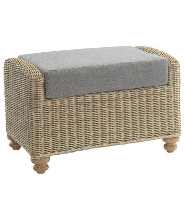 Stamford Footstool - Cane Furniture by Desser