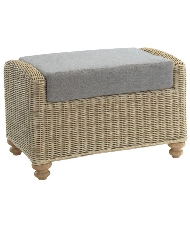 Stamford Footstool - Cane Furniture by Desser