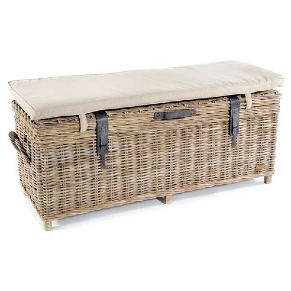 Rattan Storage Bench
