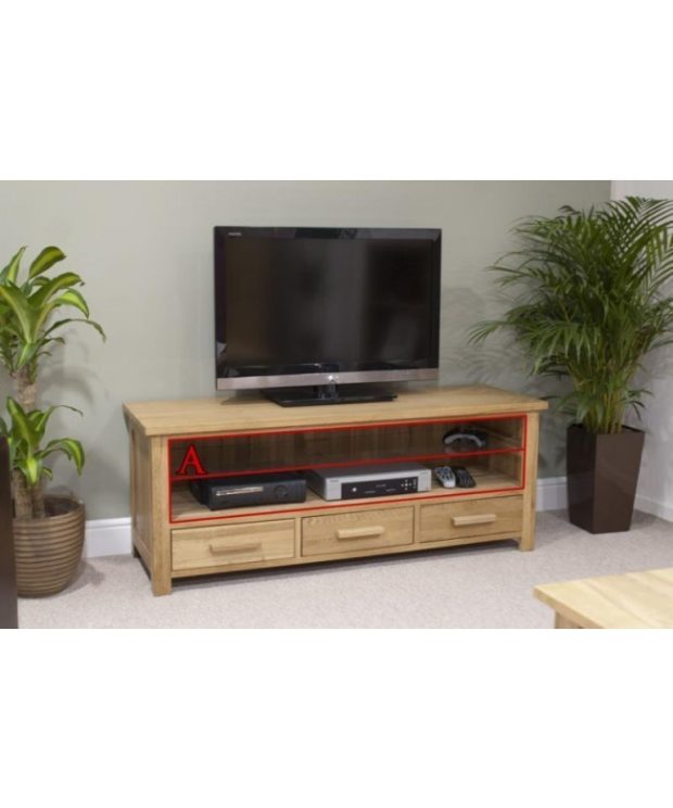 Opus Oak TV / Plasma Unit / stand - Medium