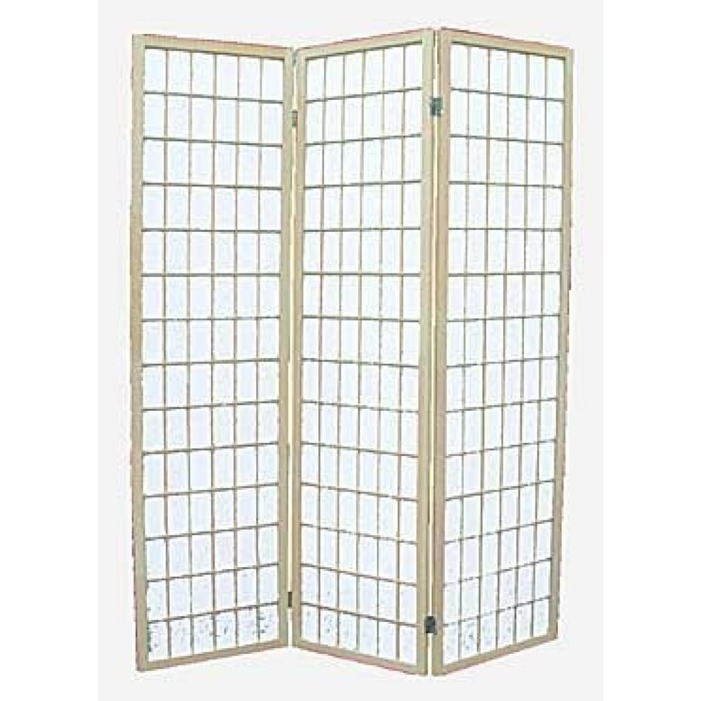 3 Panel Screen - Shoji Natural