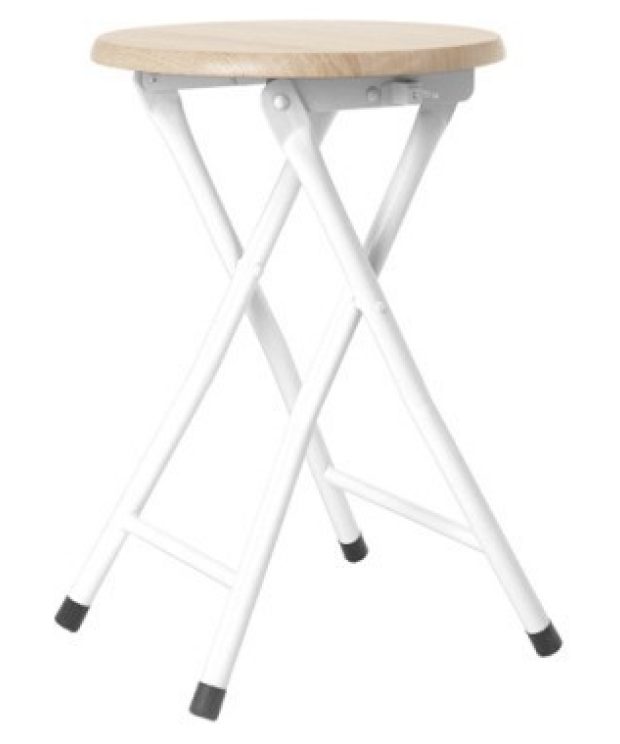 Foldable Stool - White