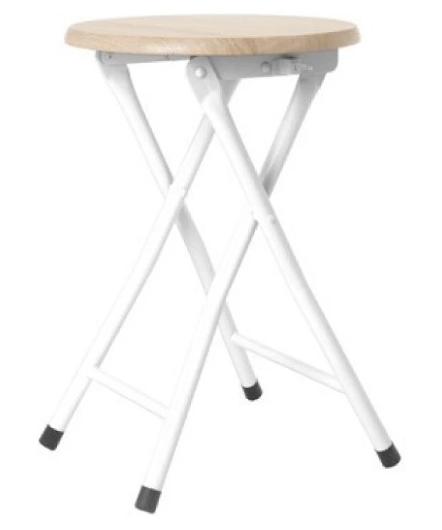 Foldable Stool - White