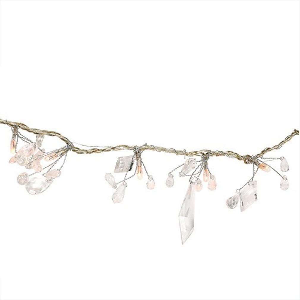 String of lights - Crystal effect light up Garland
