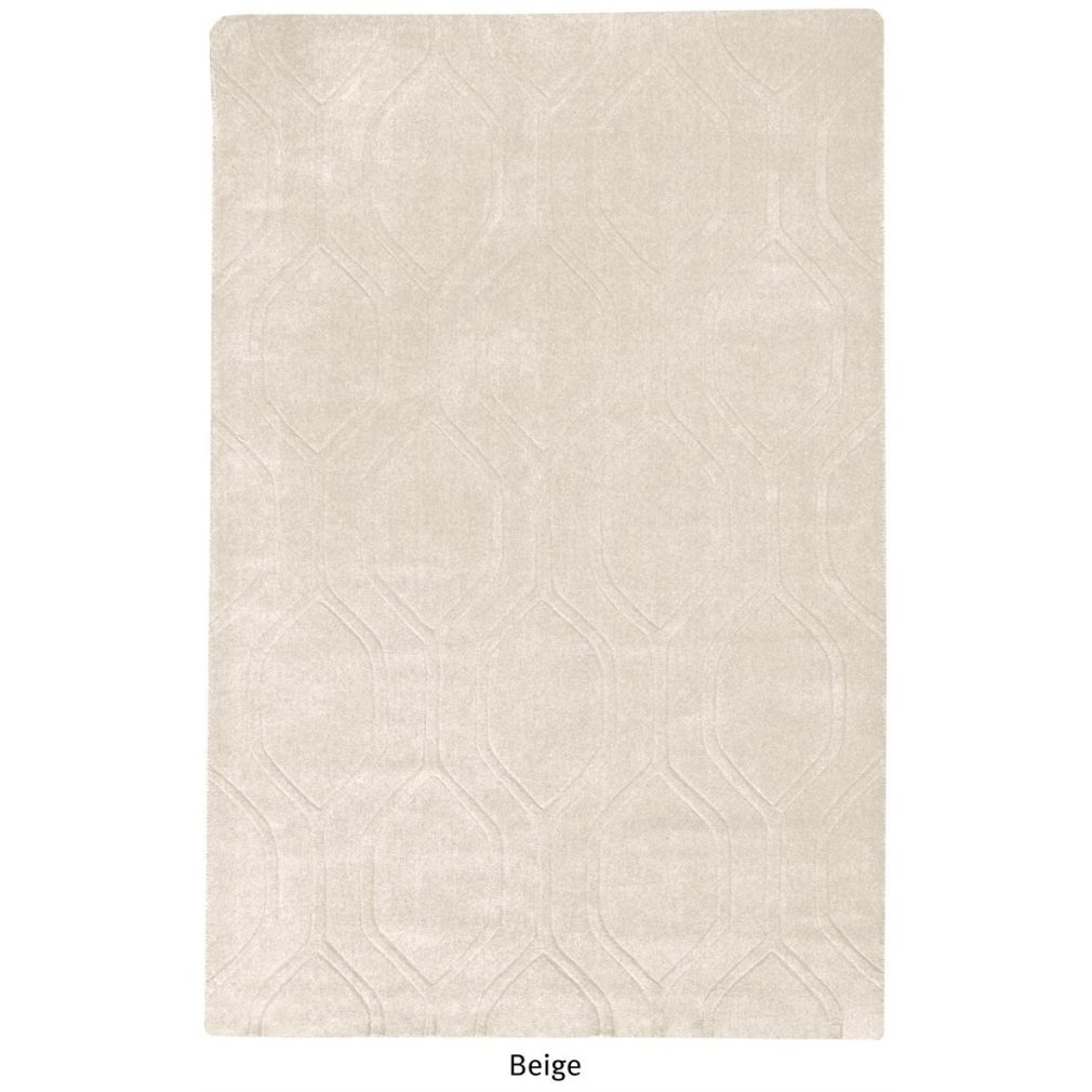 Leo Beige wool rug - 160 x 230cm