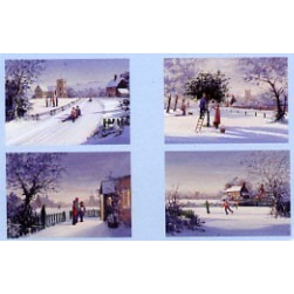 Charity Christmas cards Pack of 16 (Cancer Research)