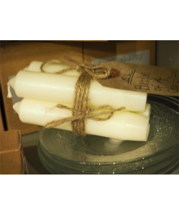 Bundle of 4 candles - Cream