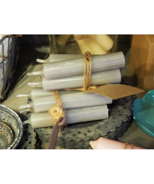 Bundle of 4 candles - Light Grey