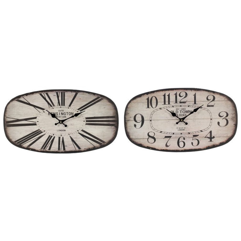 Oval Metal Clocks