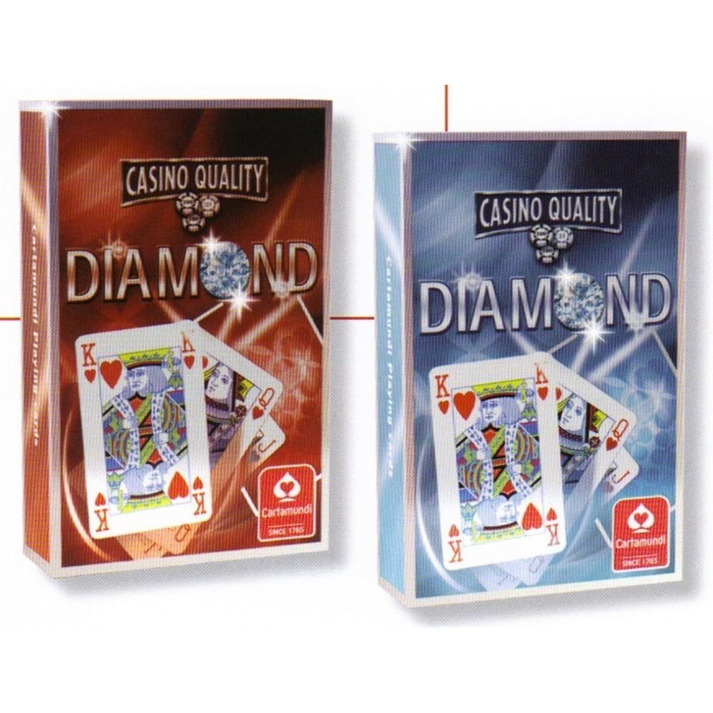 Cartamundi  - Diamond - Casino Quality Playing cards - Bridge Size