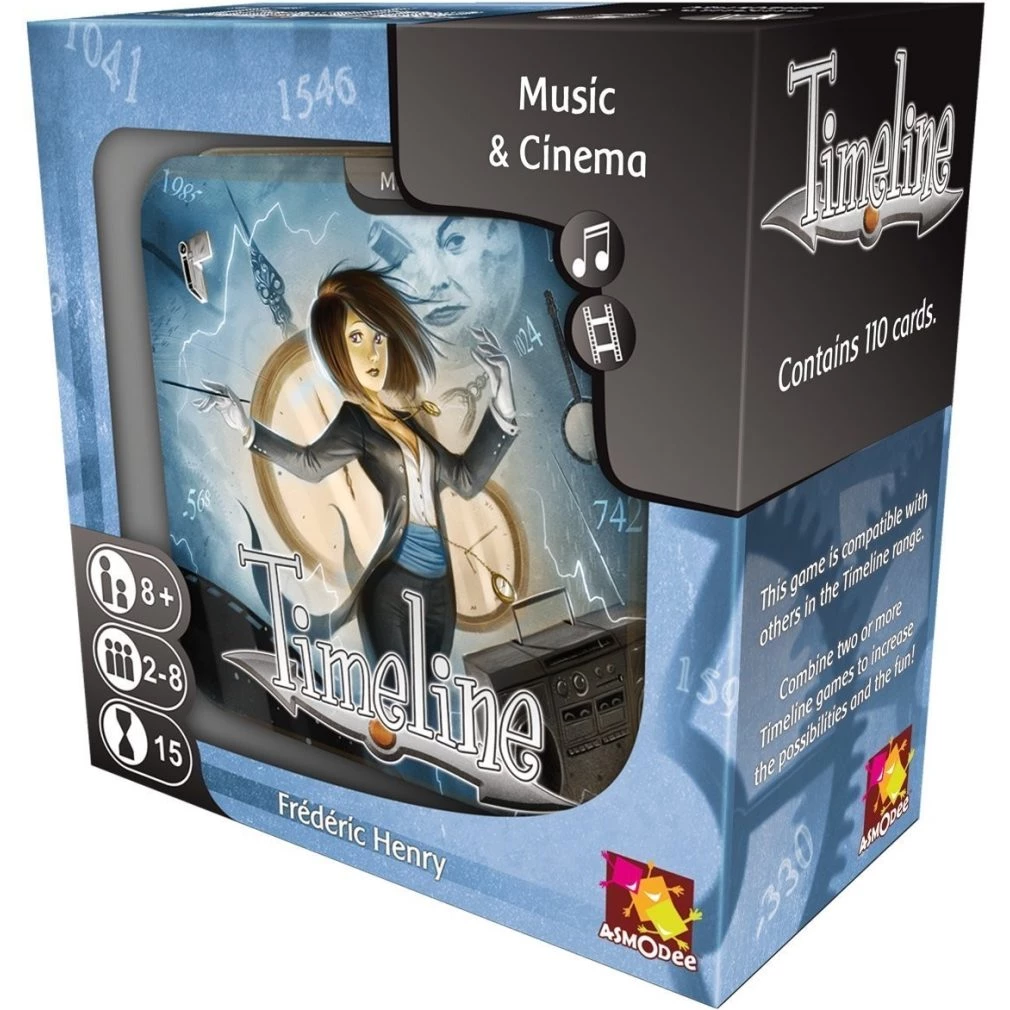 Timeline Card Game - Music & Cinema - by Asmodee