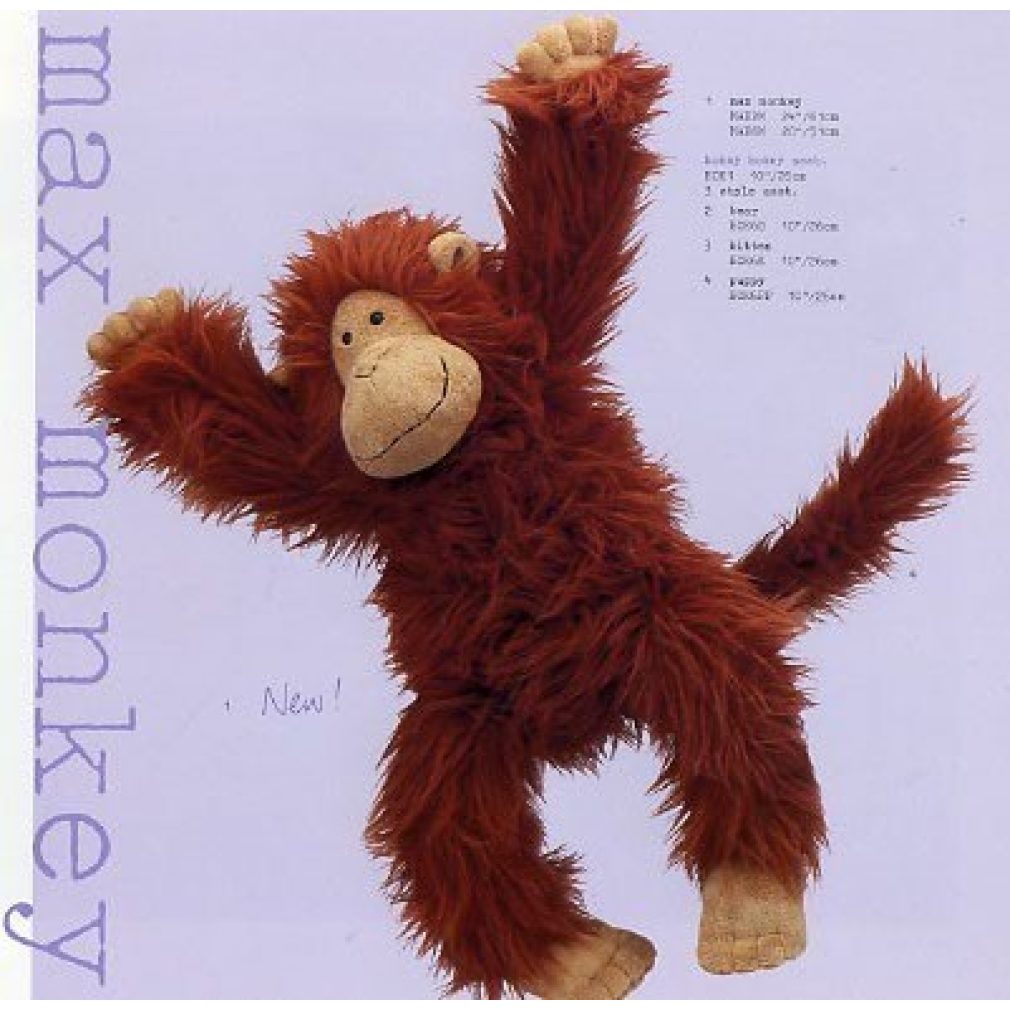 Max Monkey Medium (By jellycat)
