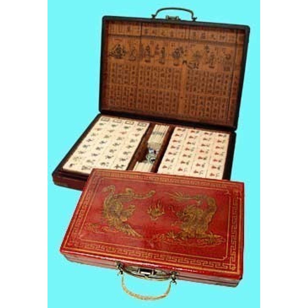 Mah-jong Special Offer 1 (large Red with racks & free counting sticks)