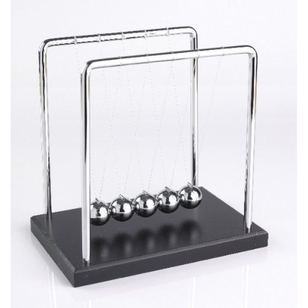 Newton's Cradle - Large with wooden base