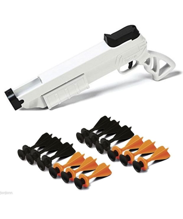 Petron Stealth Pistol - white inc 12 darts / bolts