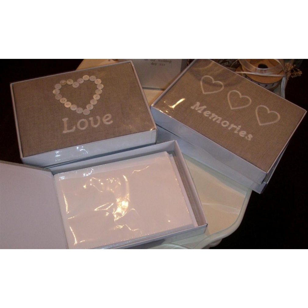 Photo Album - fabric Heart design