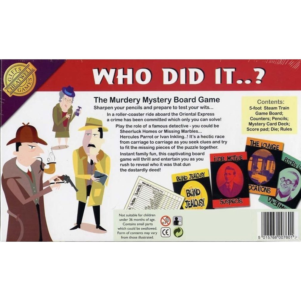 Who Did It..? The Murder Mystery Board Game