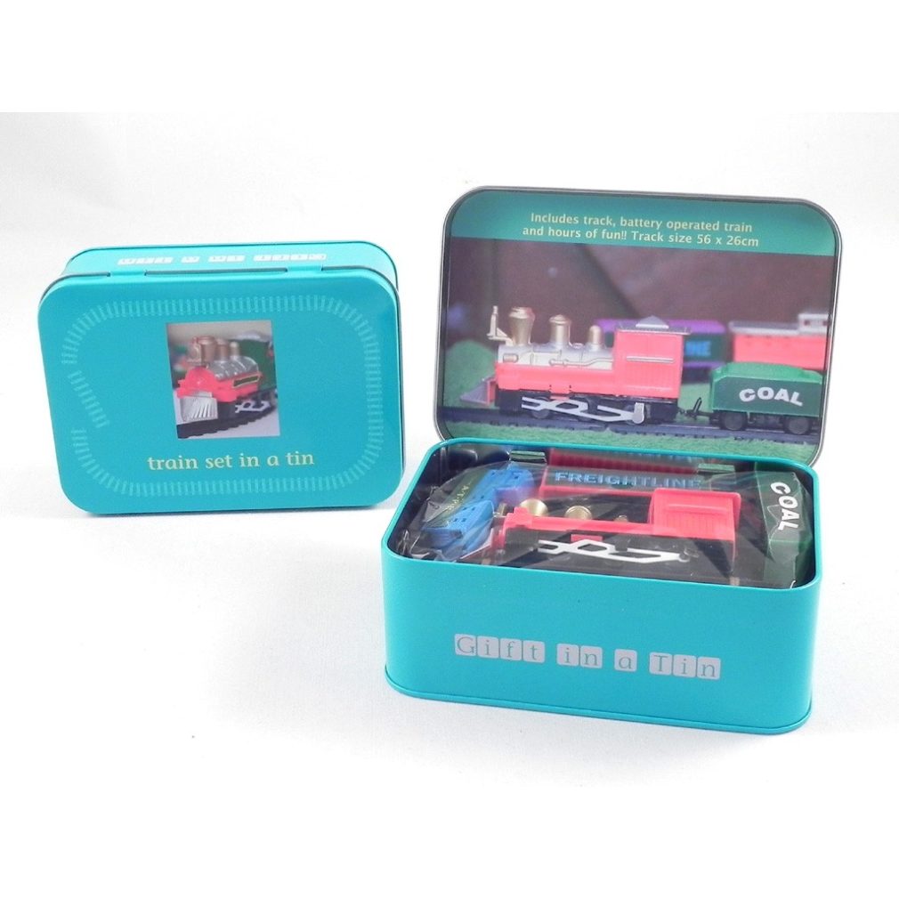 Train Set in a Tin - Gifts in a Tin Range by Apples To Pears