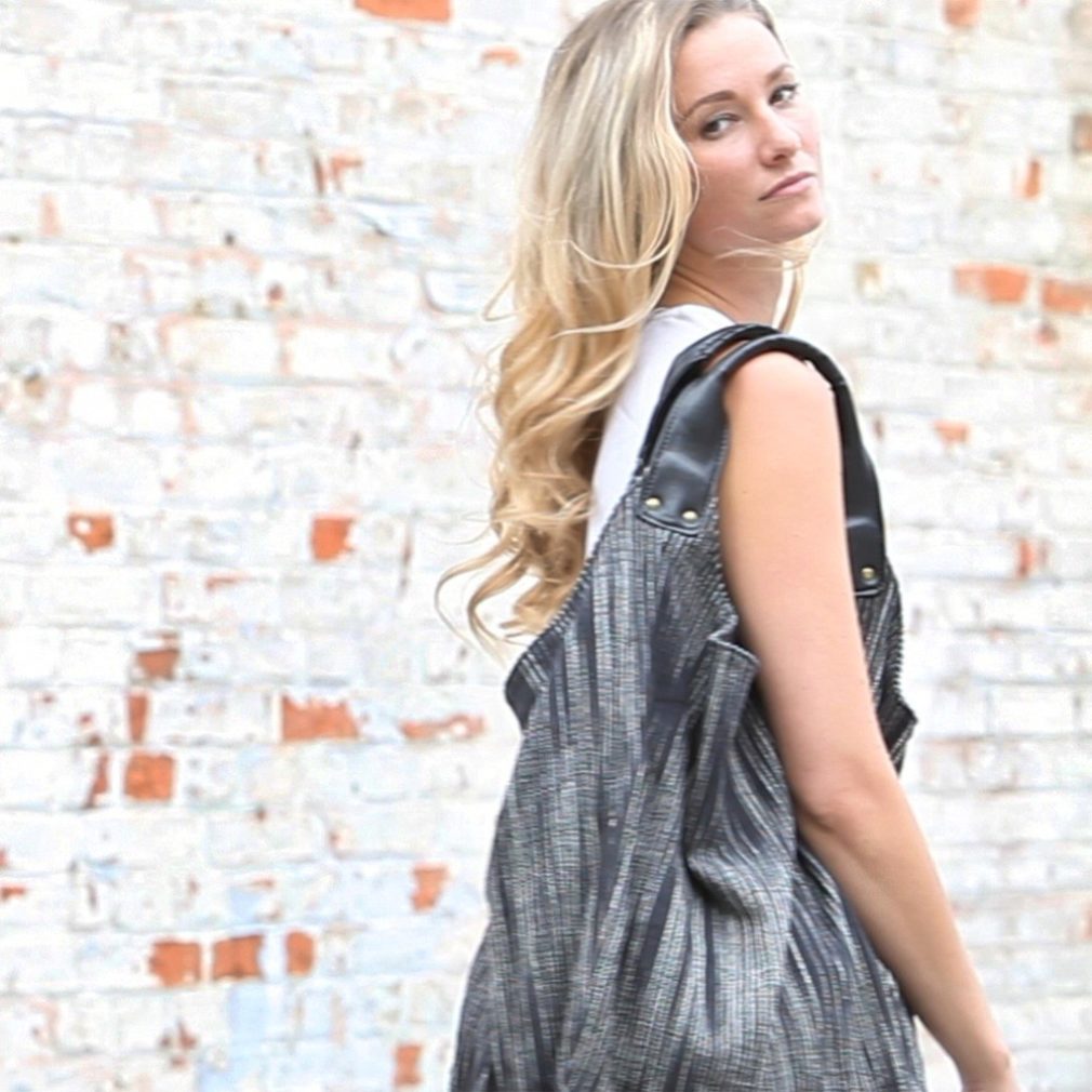 Hava Bag in Black Stripe
