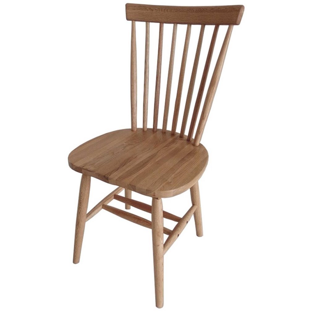 Oak spindle back deals chairs