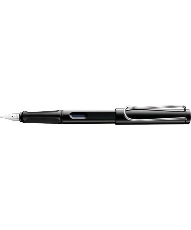 Lamy Safari Black Fountain Pen + Free pk(5) Blue ink cartridges