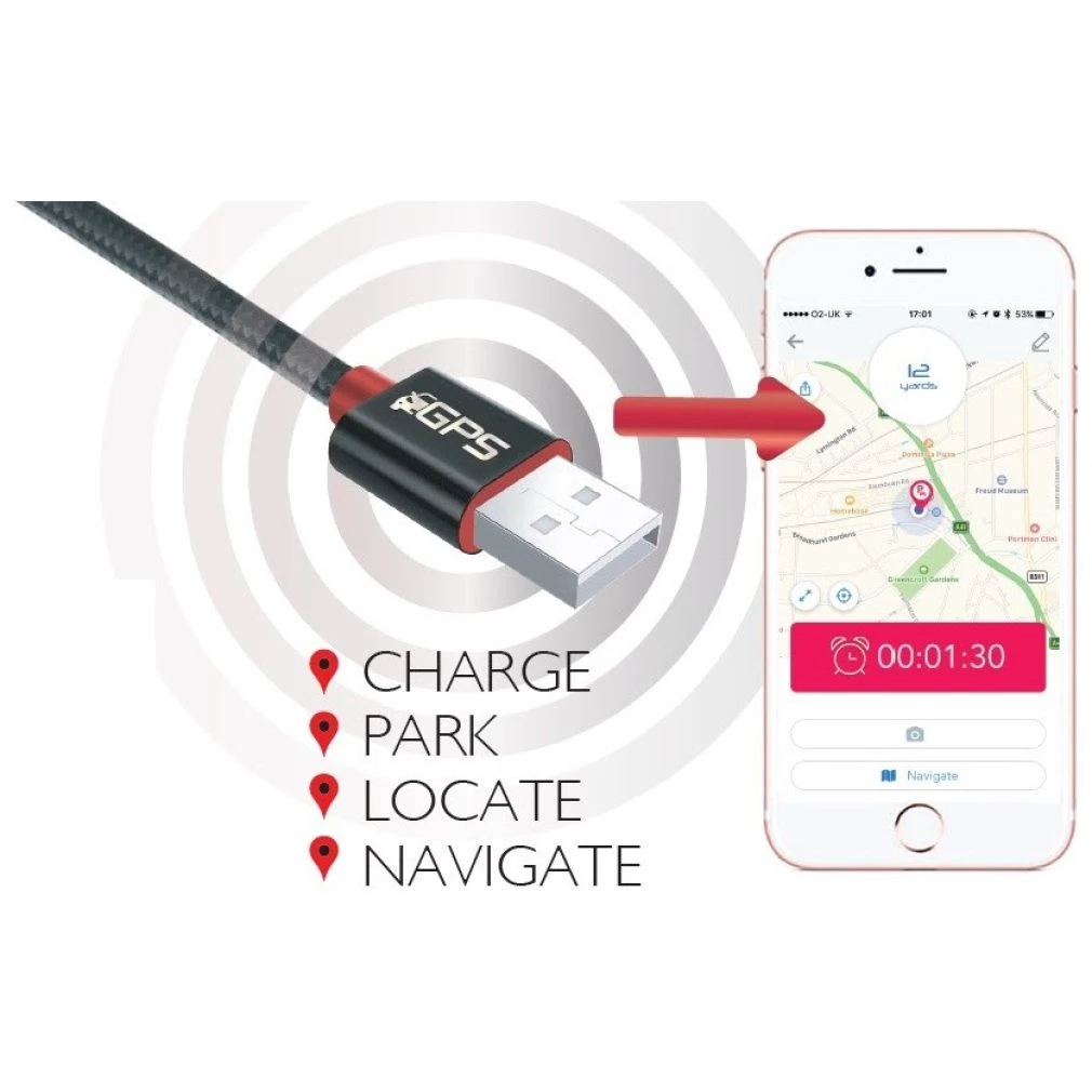 Ultimate Charging Cable - GPS Car Locator charging cable