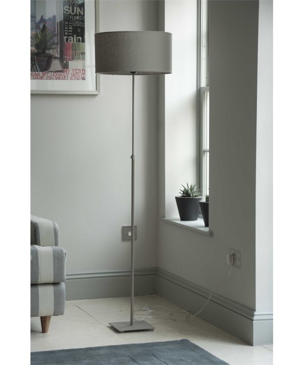 Baltic Floor Lamp - Stone - with cone shade only