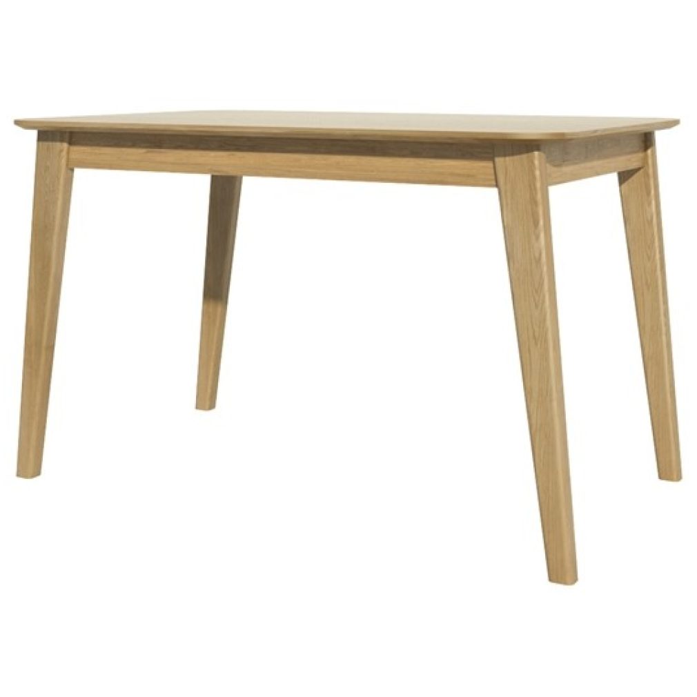 Scandic Dining Table 125cm - Solid Oak