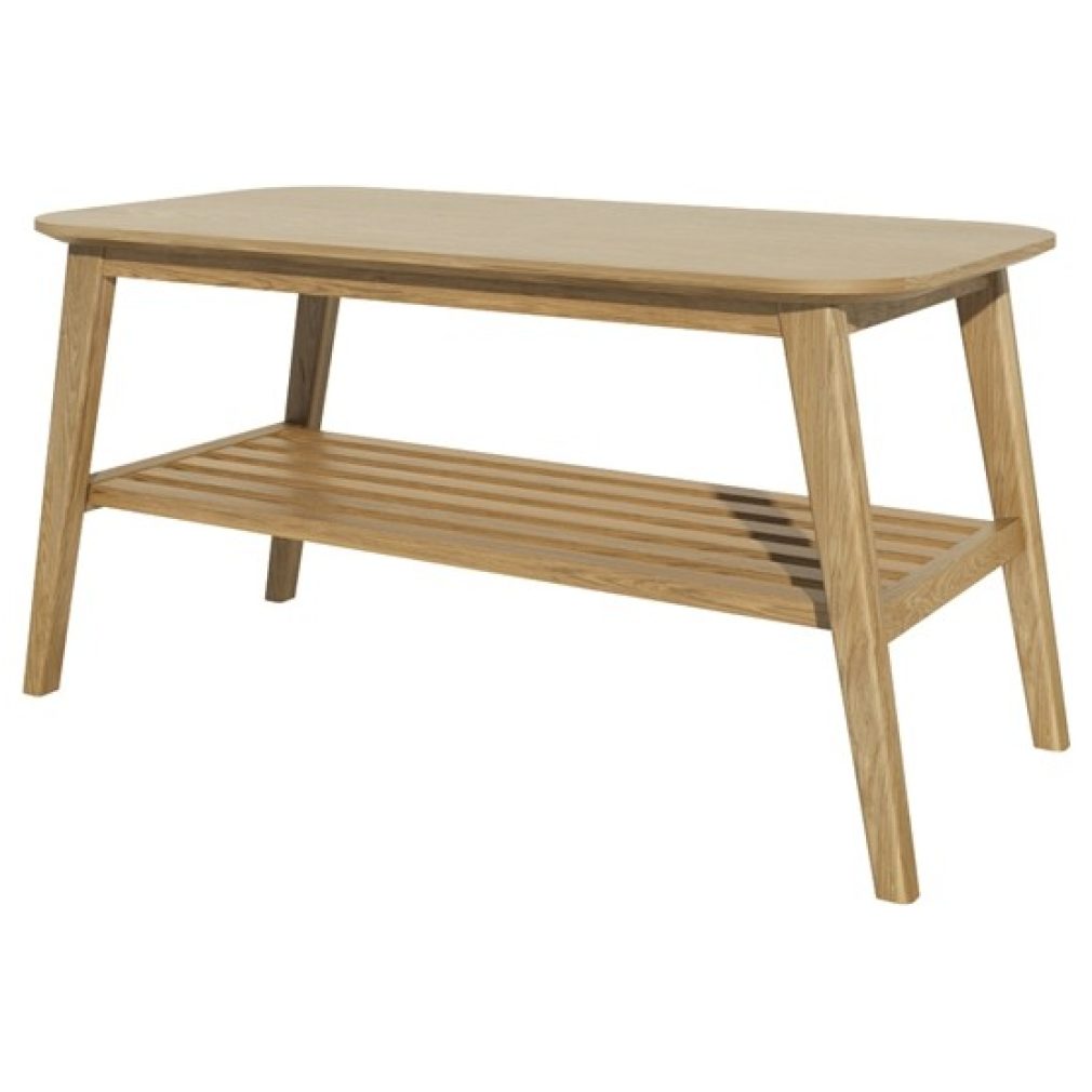 Scandic Coffee Table 36x18 inches - Solid Oak