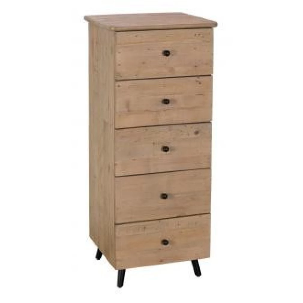 Valetta Bedroom Furniture - 5 drawer Chest / tall boy