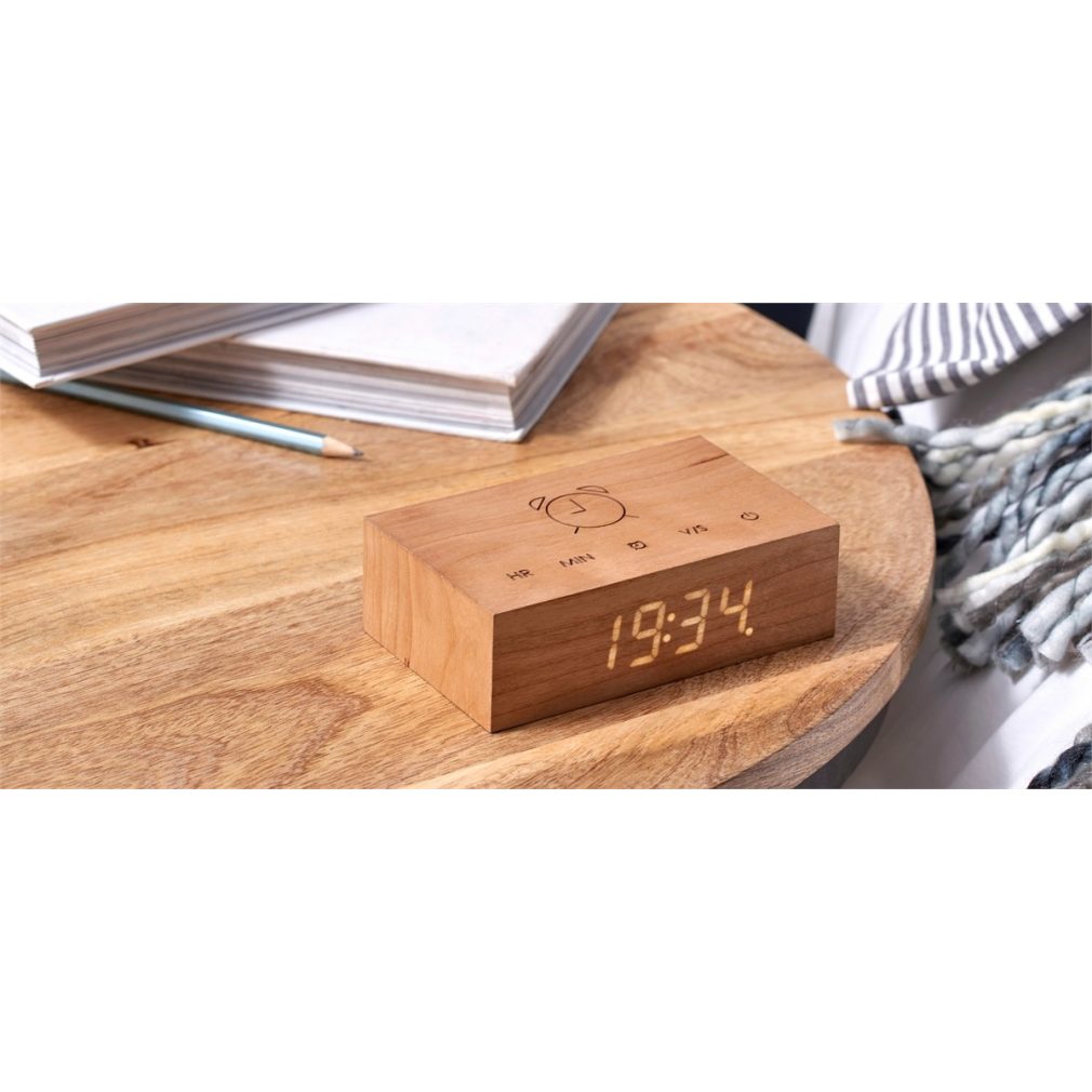 Gingko Flip Cilck Clock - Cherry