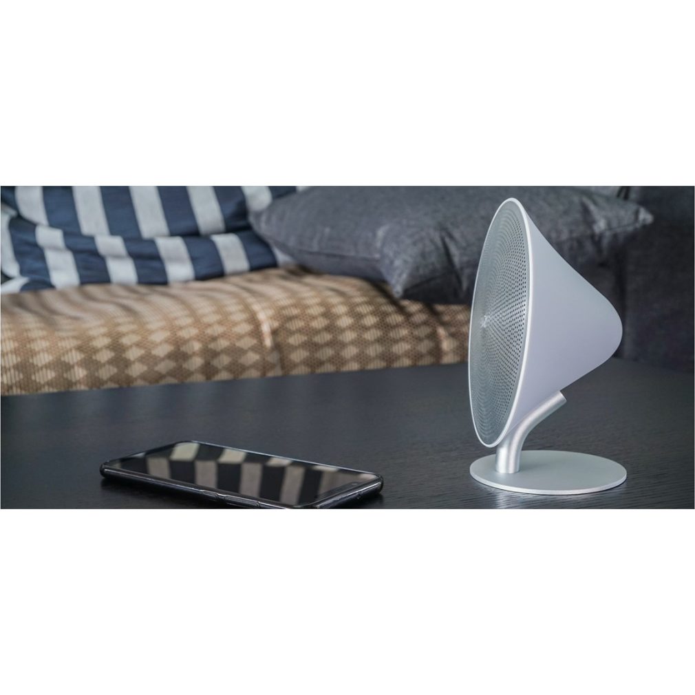 Gingko Mini Halo Speaker- white