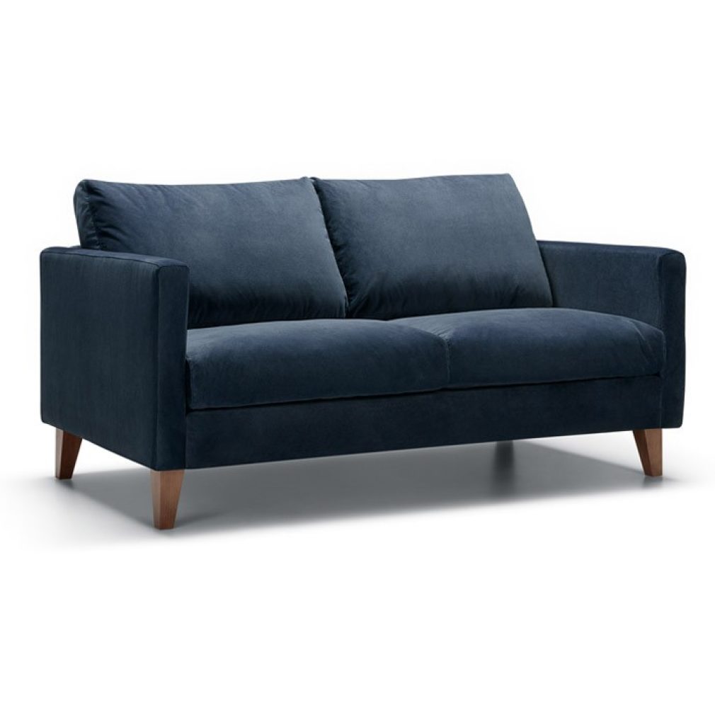 Impulse 2 seater Sofa by Sits - in Bellis Dark Blue