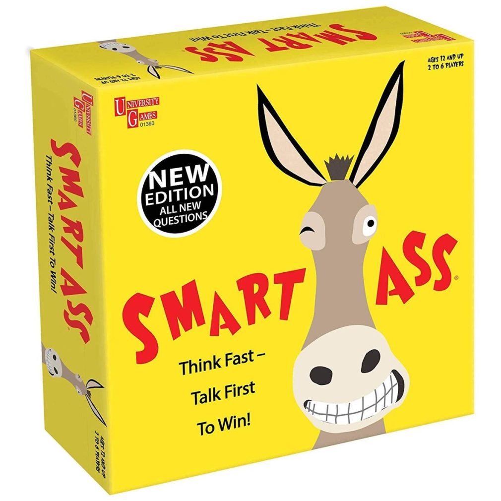 Smart Ass Fast Tinking Fast Talking Board Game