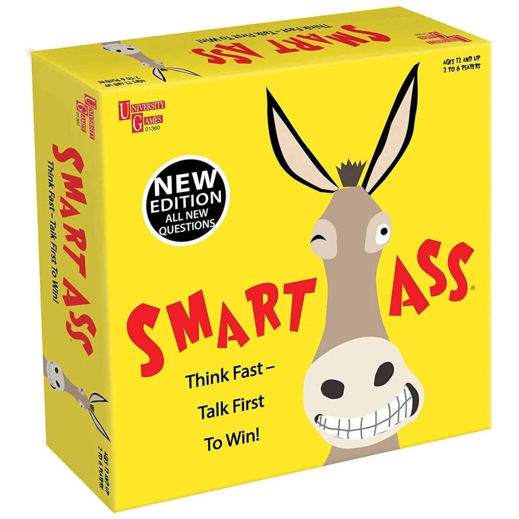 Smart Ass Fast Tinking Fast Talking Board Game
