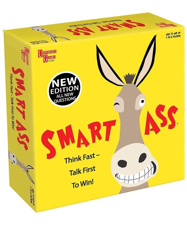 Smart Ass Fast Tinking Fast Talking Board Game