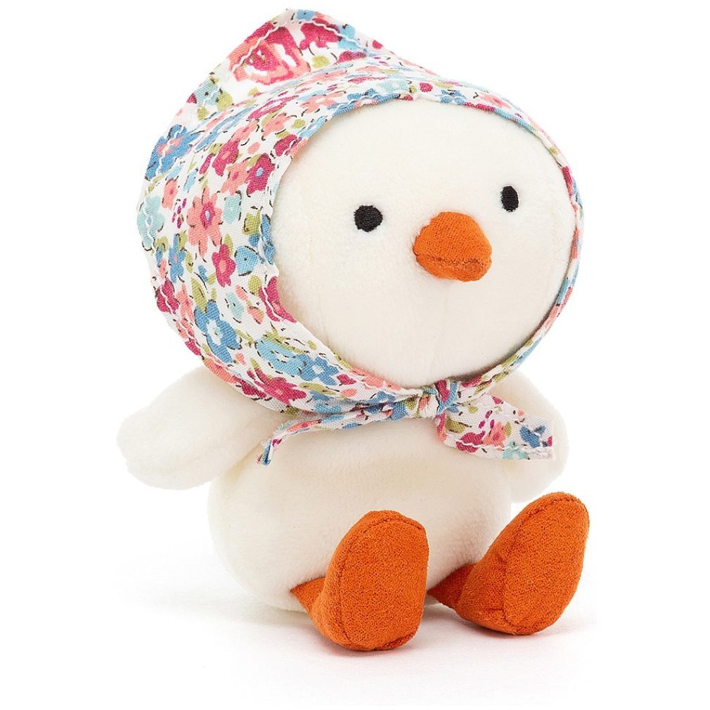 Jellycat soft toy - Betty Bonnet Yellow Chick