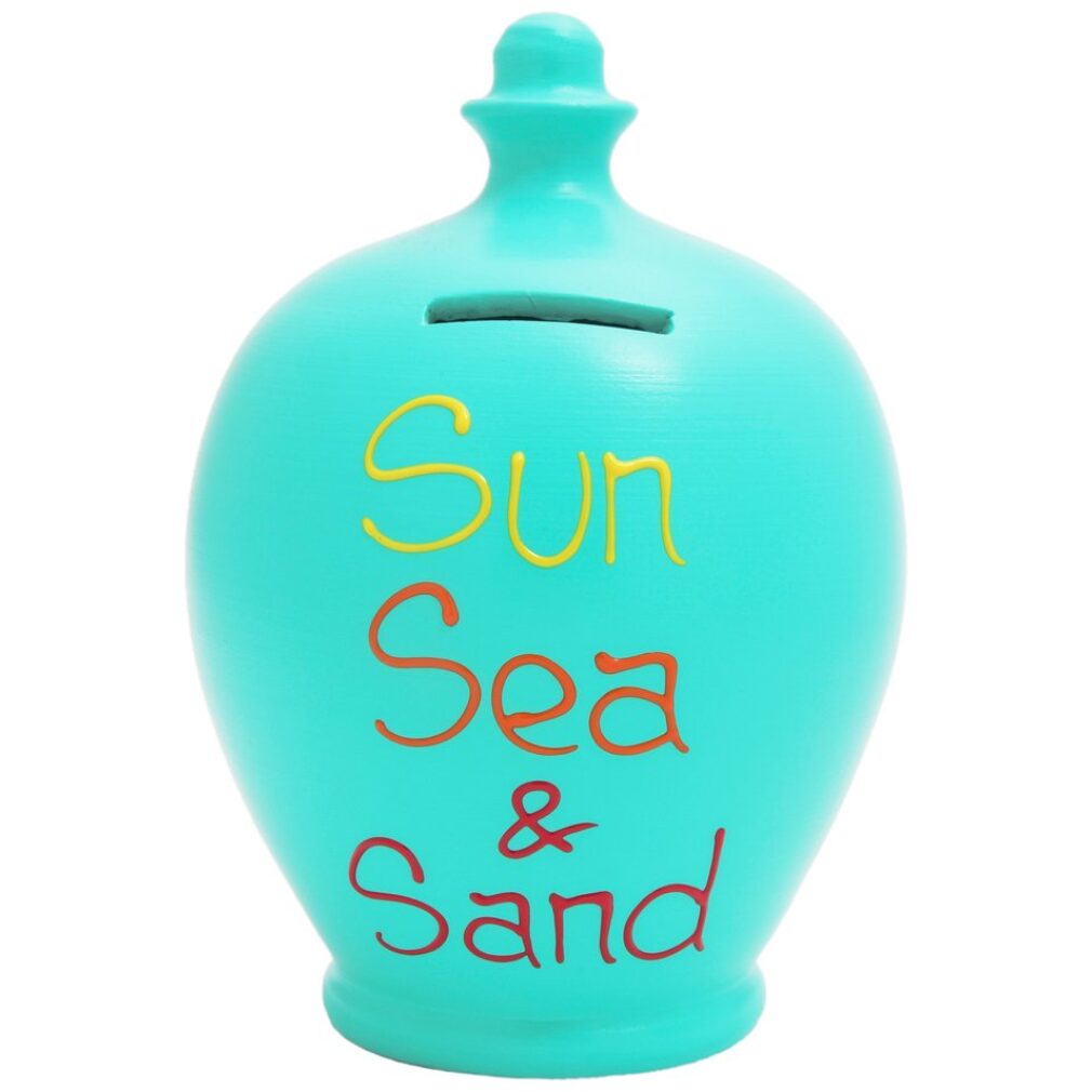Terramundi money pot - Sun Sea and Sand