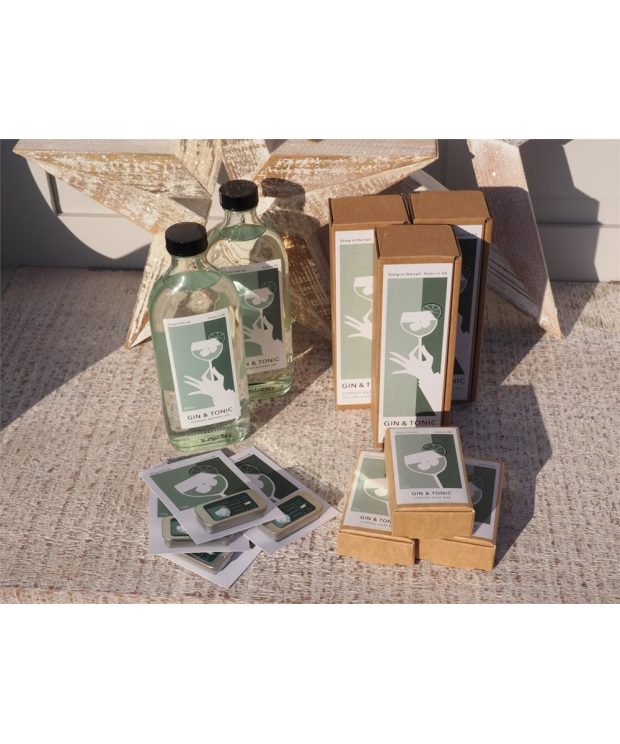 Gin & Tonic soap and toiletry range