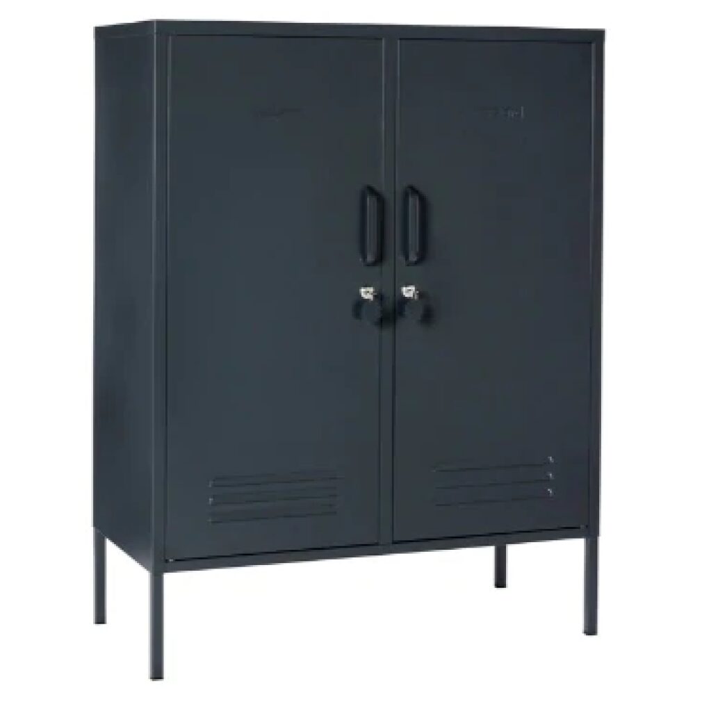 Midi Locker by Mustard Made - Slate Gray