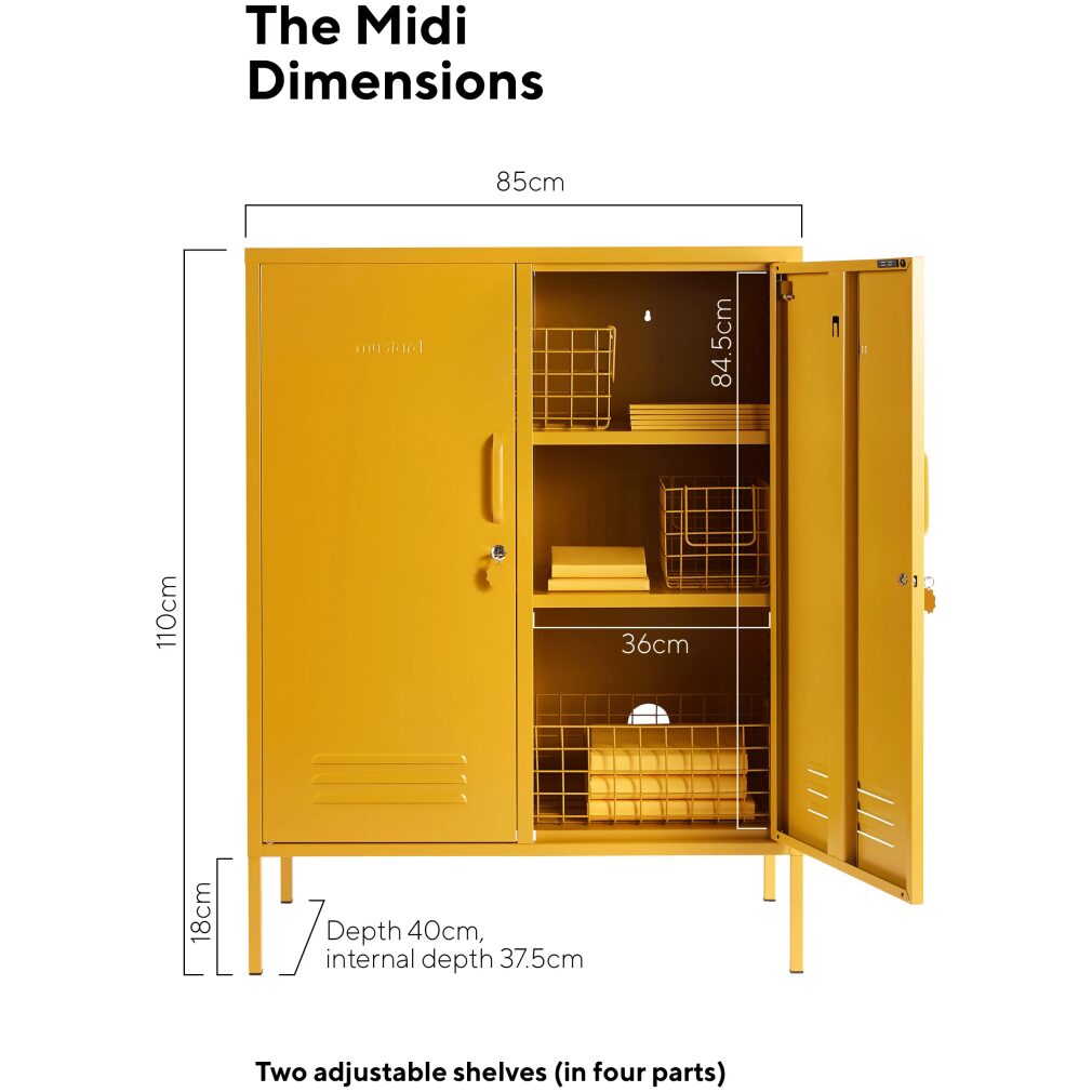 Midi Locker by Mustard Made - Mustard