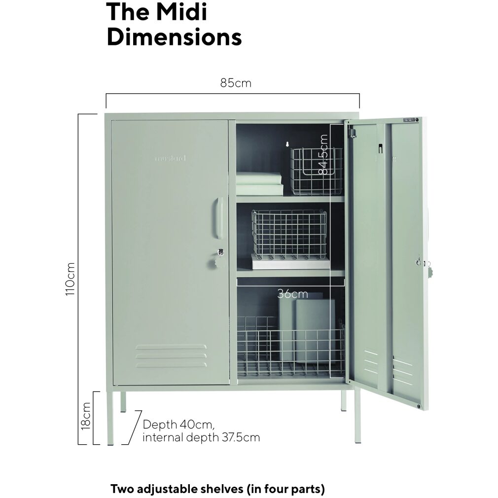 Midi Locker by Mustard Made - Sage