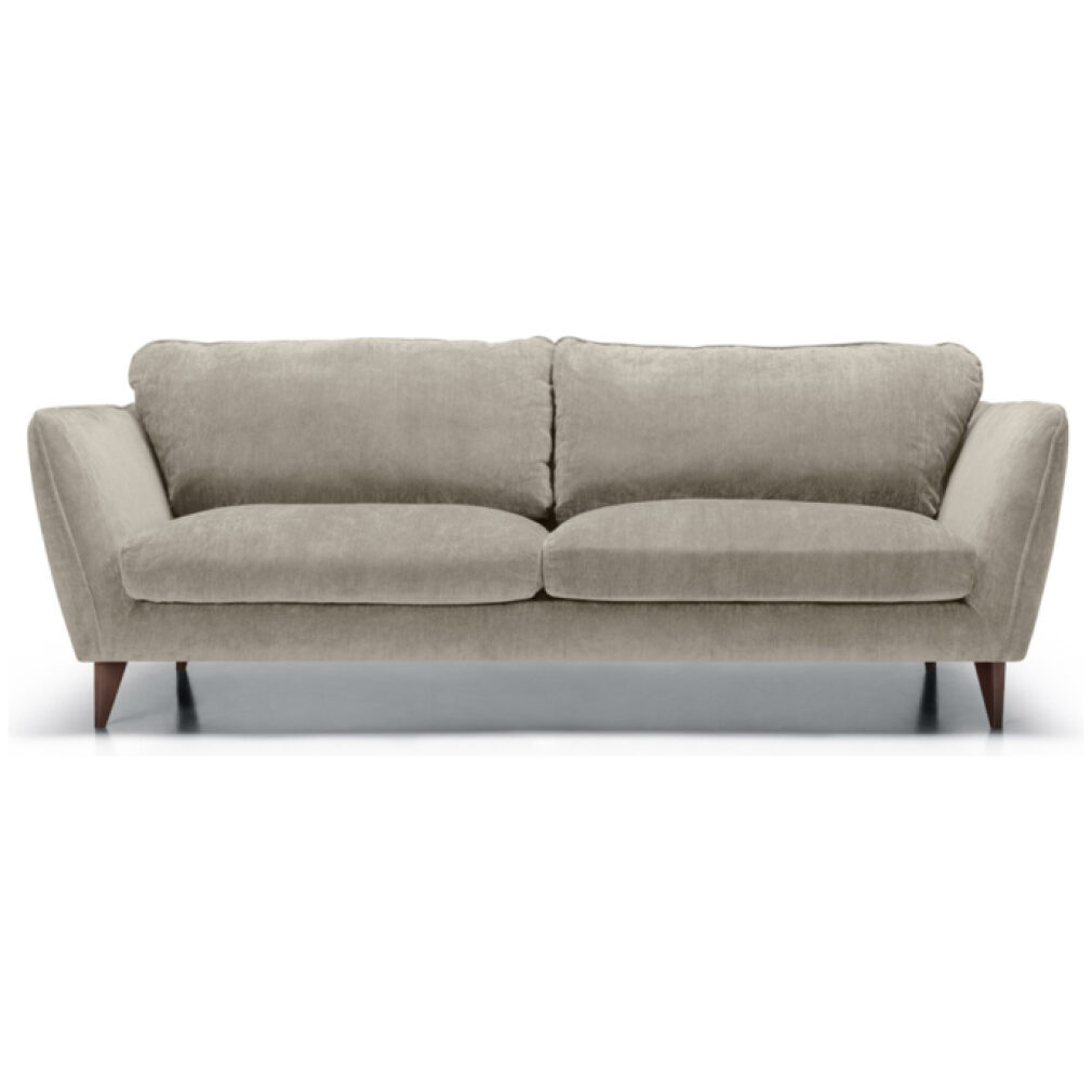 Stella 3 seater Sofa in Grey Beige by Sits